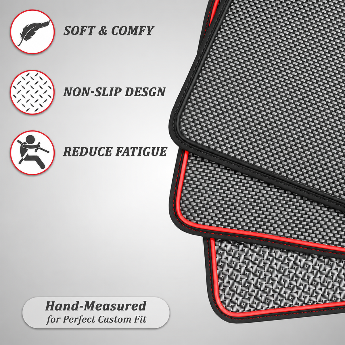 AUTAILORS 2023 5-Seat Tesla Model Y Floor Mats-Long Range(3PC/8PC/9PC/Trunk)