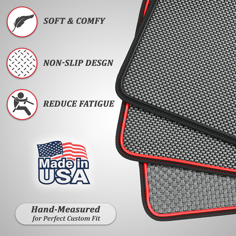 2021 5-Seat Tesla Y Floor Mats Newly Revised After June (Include June) -Performance(3/8/9/Trunk)