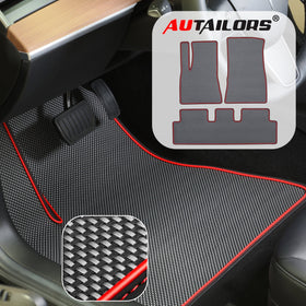 2024 Tesla Model 3 Highland Floor Mats-Long Range Rear(3PC/6PC/Trunk)