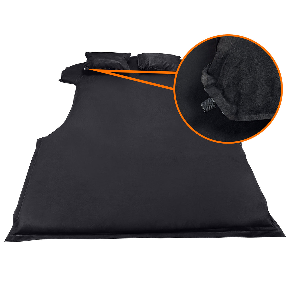 1 Set of Tesla Model Y Customized Car Automatic Air Mattress Trunk Air Bed (2 inflatable pillows + air pump)