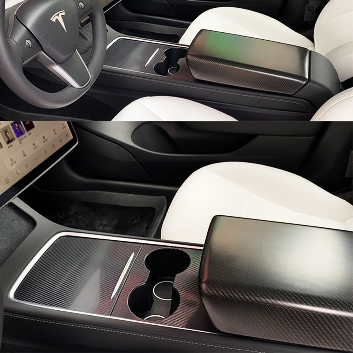 2021 2022 TESLA Model3/Y 1PC Center Console PVC Film