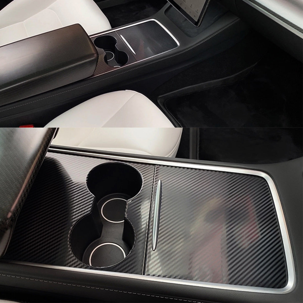 2021 2022 TESLA Model3/Y 1PC Center Console PVC Film