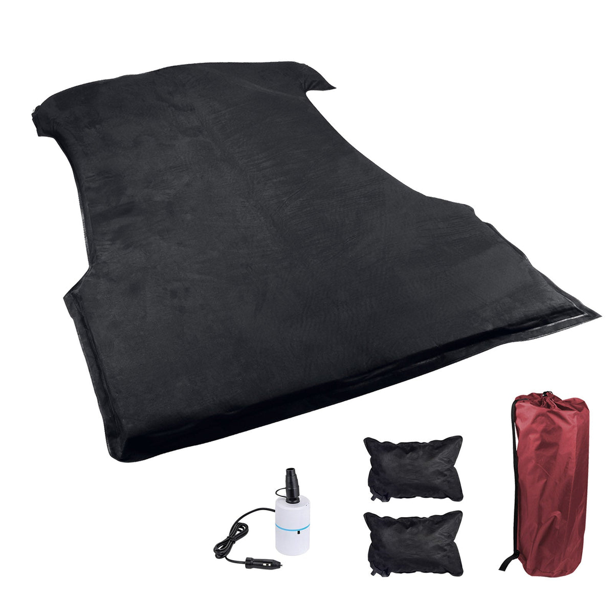 1 Set of Tesla Model 3 Customized Car Automatic Air Mattress Trunk Air Bed (2 inflatable pillows + air pump)