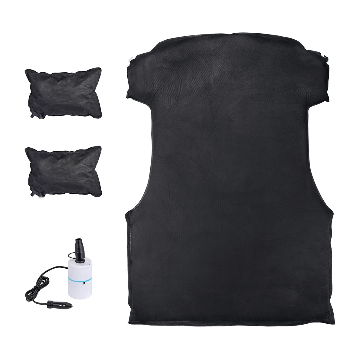 1 Set of Tesla Model Y Customized Car Automatic Air Mattress Trunk Air Bed (2 inflatable pillows + air pump)