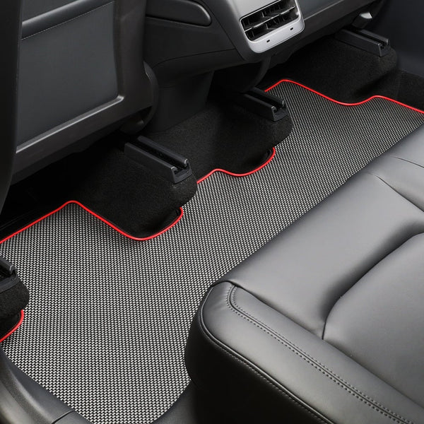 CARA Floor Mats for Tesla Model Y 5-Seat 2021-2023, All Weather TPE Mat  Custom Fit Cargo Liner Front Rear Seat Frunk Rear Trunk Floormats Interior