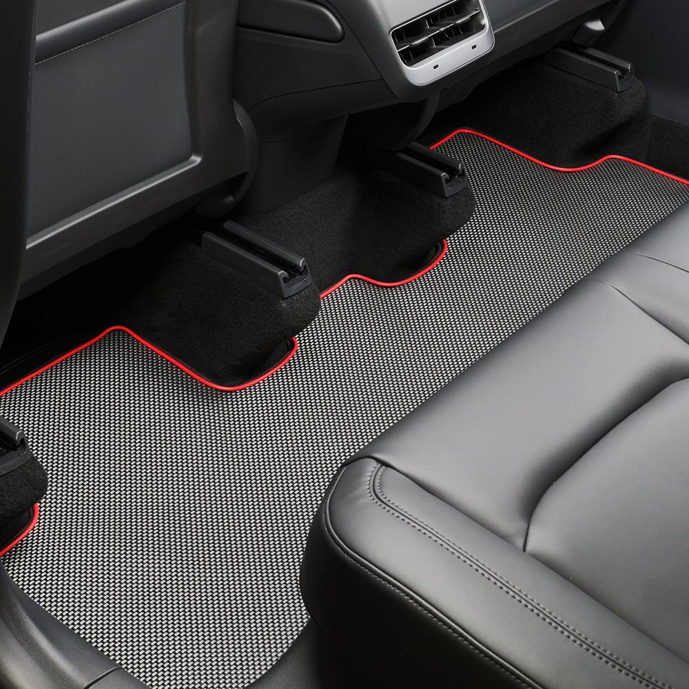 2021 7-Seat Tesla Model Y Floor Mats Manufactured from Jan. to May-Long Range(3PC/11PC)