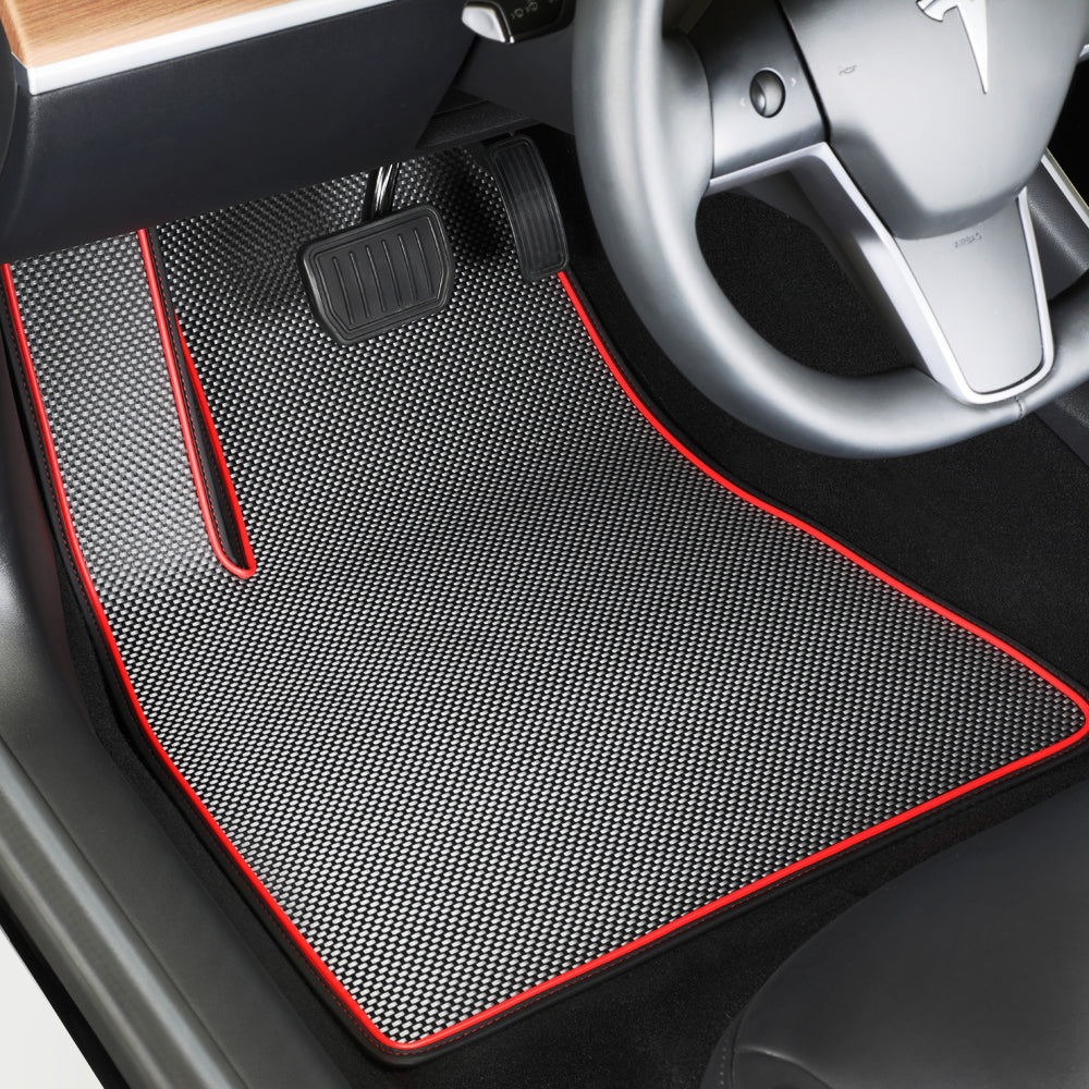 2020 Tesla Model 3 Floor Mats For Newly Revised in August 2020-6PC/Trunk