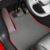 2021 5-Seat Tesla Y Floor Mats Newly Revised After June (Include June) -Performance(3/8/9/Trunk)
