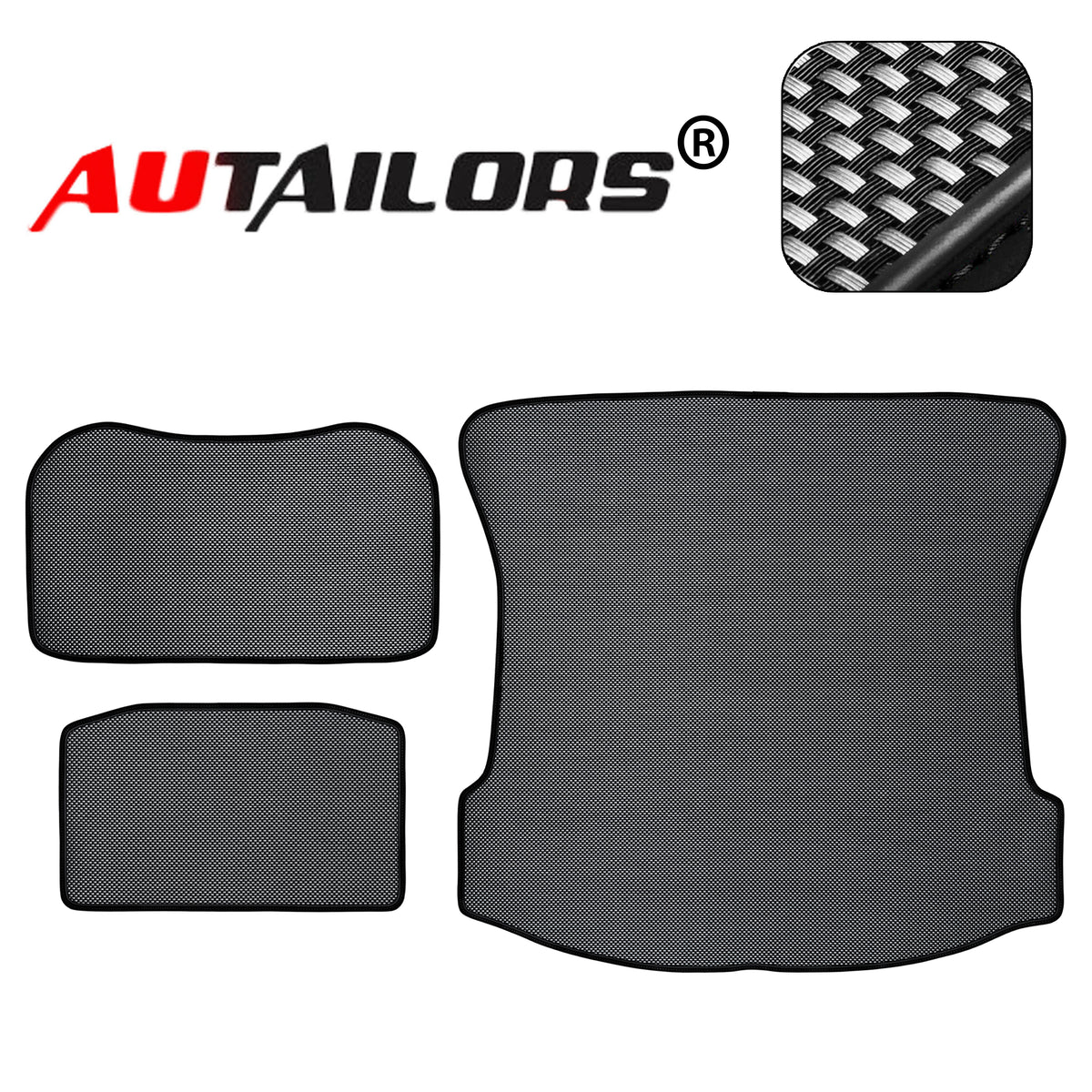 2020 Tesla Model 3 Floor Mats-3PC/6PC/Trunk Set