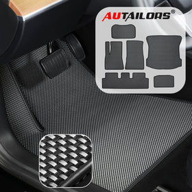 2020 Tesla Model 3 Floor Mats For Newly Revised in August 2020-6PC/Trunk