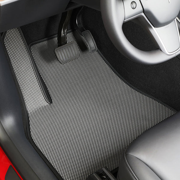2021 5-Seat Tesla Model Y Floor Mats Newly Revised After June (Include June)-Long Range(3PC/8PC/9PC/Trunk)